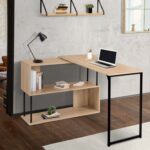 bureau  Istanbul 100cm avec Retour Bibliothèque