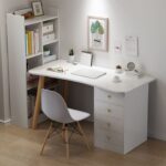bureau Mexico 120×60cm avec 4 tiroirs