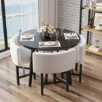 table bucarest 120 cm avec 4 chaises