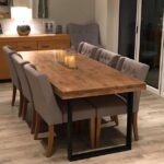 table vaasa avec 6 chaises 200 / 80 cm
