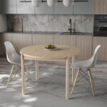 table pizzo 100cm avec 2 chaises