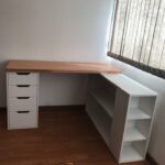 bureau getafe 60×120cm avec tiroirs +Retour