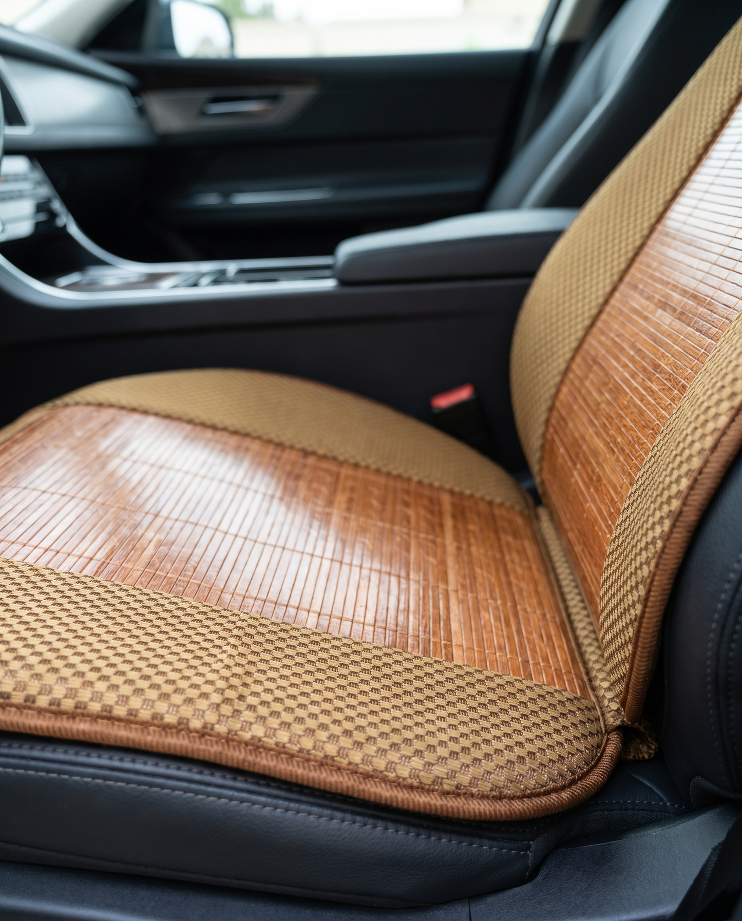 Ensemble Accessoires Intérieur Voiture 7 Pièces – Housses de Siège, Couvre-Volant, Appuie-Tête & Protèges Ceinture