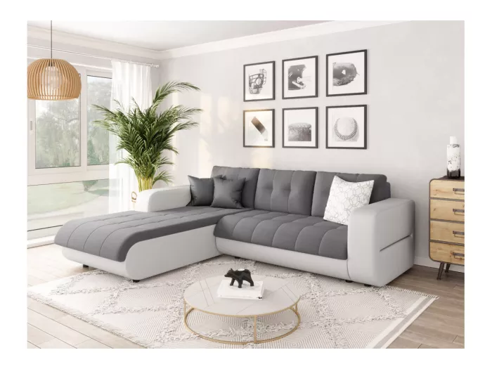 canapé fauteuil gris